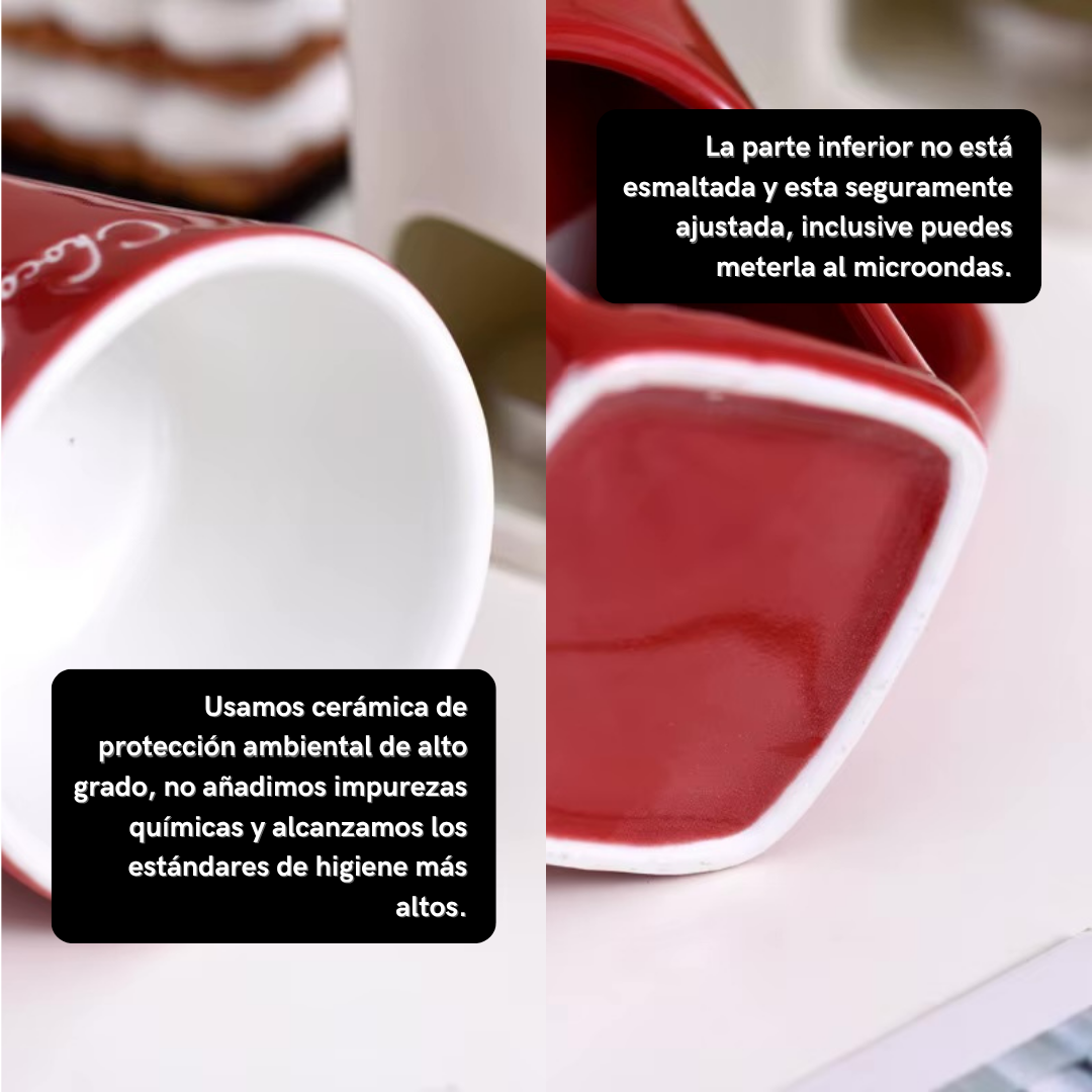 The Melting Cup® Taza para Preparar Fondue Navideño