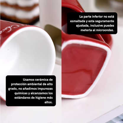 The Melting Cup® Taza para Preparar Fondue Navideño