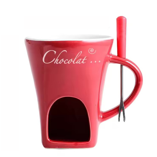 The Melting Cup® Taza para Preparar Fondue Navideño