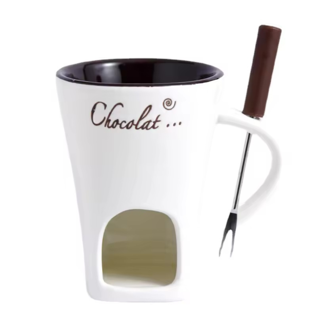 The Melting Cup® Taza para Preparar Fondue Navideño