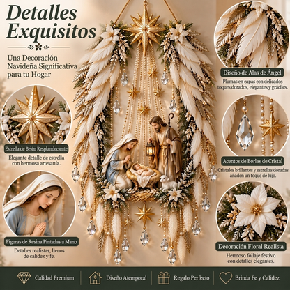 Corona de Ángel con Nacimiento Iluminado