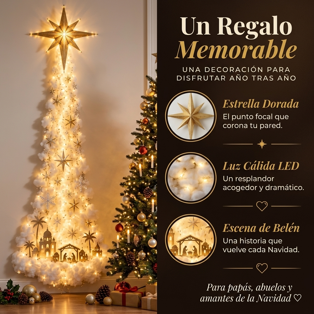 Decoraciones Nubosas con Luz Cálida Relajante
